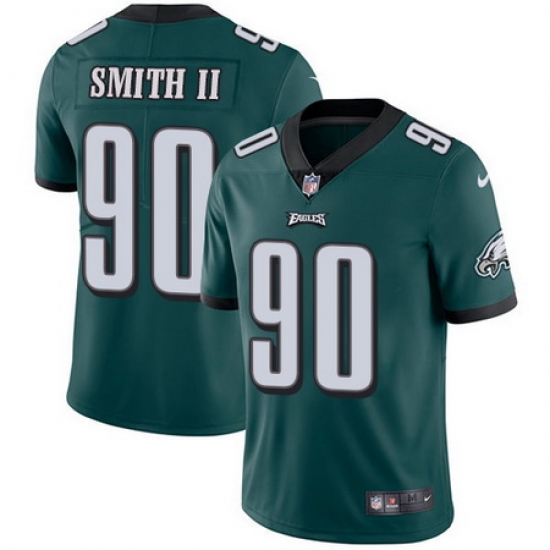 Nike Eagles #90 Marcus Smith II Midnight Green Team Color Mens Stitched NFL Vapor Untouchable Limited Jersey Nike Eagles #90 Marcus Smith II Midnight Green Team Color Mens Stitched NFL Vapor Untouchable Limited Jersey