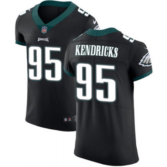 Nike Eagles #95 Mychal Kendricks Black Alternate Mens Stitched NFL Vapor Untouchable Elite Jersey Nike Eagles #95 Mychal Kendricks Black Alternate Mens Stitched NFL Vapor Untouchable Elite Jersey