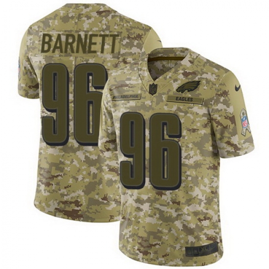Nike Eagles #96 Derek Barnett Camo Mens Stitched NFL Limited 2018 Salute To Service Jersey Nike Eagles #96 Derek Barnett Camo Mens Stitched NFL Limited 2018 Salute To Service Jersey