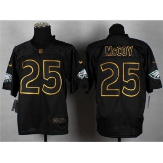 Nike Philadelphia Eagles 25 LeSean McCoy black Elite gold lettering fashion NFL Jersey Nike Philadelphia Eagles 25 LeSean McCoy black Elite gold lettering fashion NFL Jersey