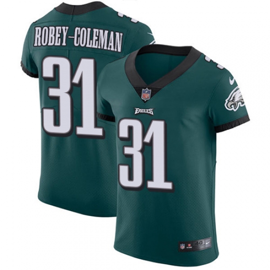Nike Philadelphia Eagles 31 Nickell Robey Coleman Green Team Color Men Stitched NFL Vapor Untouchable Elite Jersey Nike Philadelphia Eagles 31 Nickell Robey Coleman Green Team Color Men Stitched NFL Vapor Untouchable Elite Jersey
