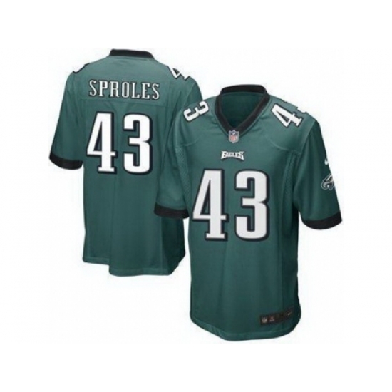 Nike Philadelphia Eagles 43 Darren Sproles Green Game NFL Jersey Nike Philadelphia Eagles 43 Darren Sproles Green Game NFL Jersey