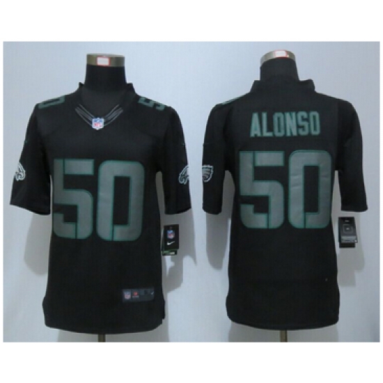 Nike Philadelphia Eagles #50 Kiko Alonso Impact Limited Black Jerseys Nike Philadelphia Eagles #50 Kiko Alonso Impact Limited Black Jerseys
