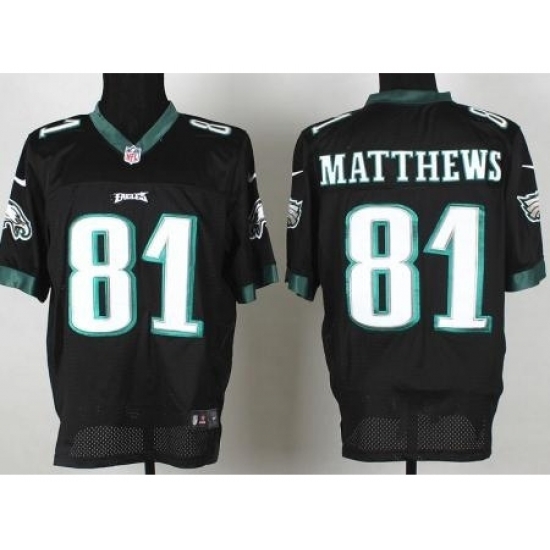 Nike Philadelphia Eagles 81 Jordan Matthews Black Elite NFL Jersey Nike Philadelphia Eagles 81 Jordan Matthews Black Elite NFL Jersey