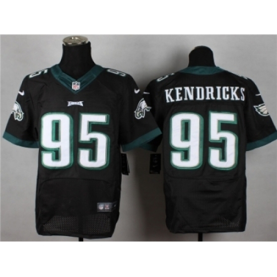 Nike philadelphia eagles 95 Mychal Kendricks black Elite NFL Jersey Nike philadelphia eagles 95 Mychal Kendricks black Elite NFL Jersey