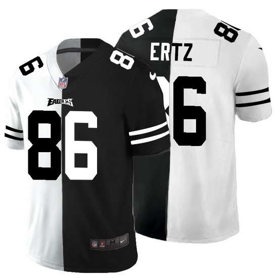 Philadelphia Eagles 86 Zach Ertz Men Black V White Peace Split Nike Vapor Untouchable Limited NFL Jersey Philadelphia Eagles 86 Zach Ertz Men Black V White Peace Split Nike Vapor Untouchable Limited NFL Jersey