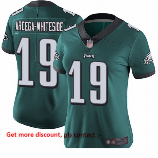 Eagles 19 JJ Arcega Whiteside Midnight Green Team Color Women Stitched Football Vapor Untouchable Limited Jersey Eagles 19 JJ Arcega Whiteside Midnight Green Team Color Women Stitched Football Vapor Untouchable Limited Jersey