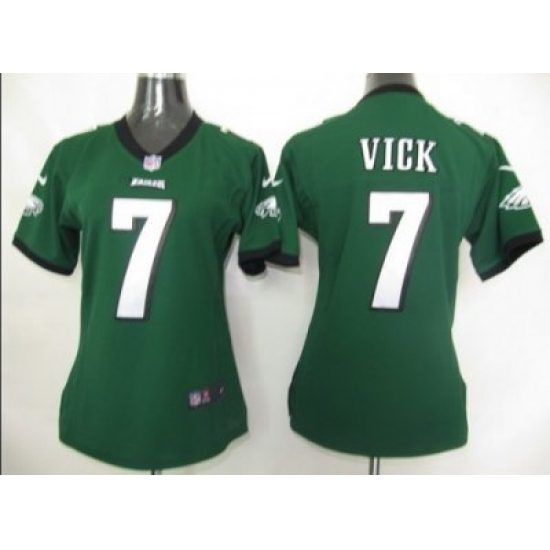 Women Nike Philadelphia Eagles 7# Michael Vick Green Jersey Women Nike Philadelphia Eagles 7# Michael Vick Green Jersey