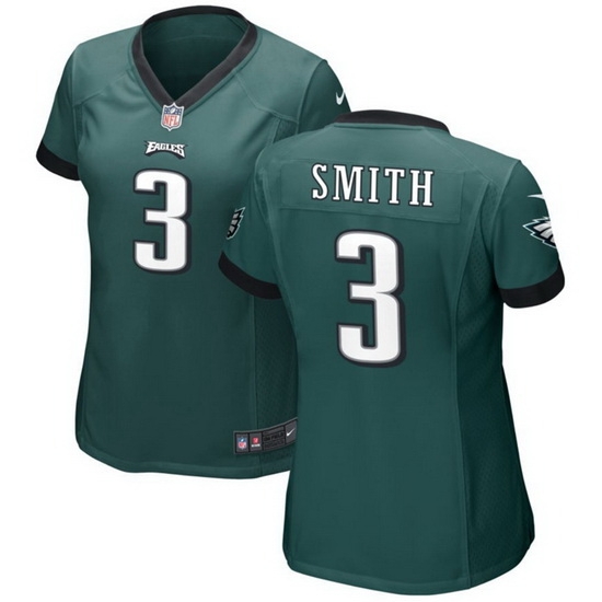 Women Philadelphia Eagles 3 Nolan Smith Green 2023 Draft Stitched Football Jersey Women Philadelphia Eagles 3 Nolan Smith Green 2023 Draft Stitched Football Jersey