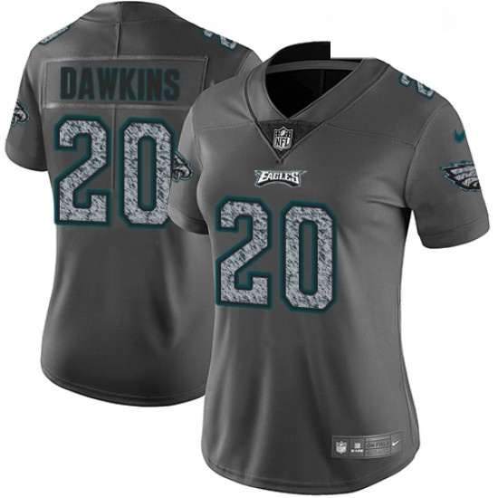 Womens Nike Philadelphia Eagles 20 Brian Dawkins Gray Static Vapor Untouchable Limited NFL Jersey Womens Nike Philadelphia Eagles 20 Brian Dawkins Gray Static Vapor Untouchable Limited NFL Jersey