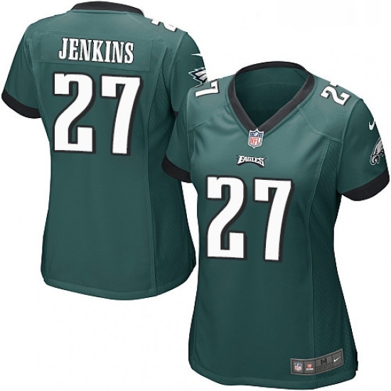 Womens Nike Philadelphia Eagles 27 Malcolm Jenkins Game Midnight Green Team Color NFL Jersey Womens Nike Philadelphia Eagles 27 Malcolm Jenkins Game Midnight Green Team Color NFL Jersey