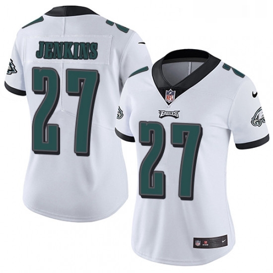 Womens Nike Philadelphia Eagles 27 Malcolm Jenkins White Vapor Untouchable Limited Player NFL Jersey Womens Nike Philadelphia Eagles 27 Malcolm Jenkins White Vapor Untouchable Limited Player NFL Jersey