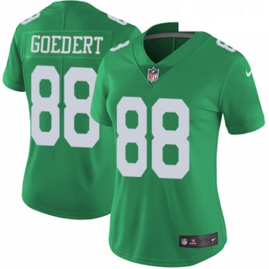 Womens Nike Philadelphia Eagles 88 Dallas Goedert Limited Green Rush Vapor Untouchable NFL Jersey Womens Nike Philadelphia Eagles 88 Dallas Goedert Limited Green Rush Vapor Untouchable NFL Jersey