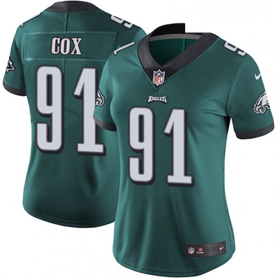 Womens Nike Philadelphia Eagles 91 Fletcher Cox Midnight Green Team Color Vapor Untouchable Limited Player NFL Jersey Womens Nike Philadelphia Eagles 91 Fletcher Cox Midnight Green Team Color Vapor Untouchable Limited Player NFL Jersey
