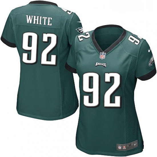 Womens Nike Philadelphia Eagles 92 Reggie White Game Midnight Green Team Color NFL Jersey Womens Nike Philadelphia Eagles 92 Reggie White Game Midnight Green Team Color NFL Jersey