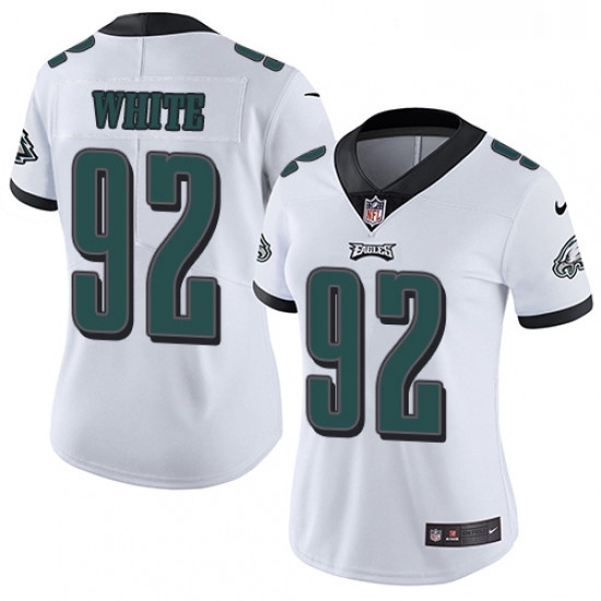 Womens Nike Philadelphia Eagles 92 Reggie White White Vapor Untouchable Limited Player NFL Jersey Womens Nike Philadelphia Eagles 92 Reggie White White Vapor Untouchable Limited Player NFL Jersey