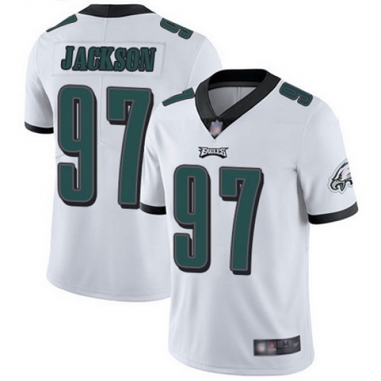 Eagles 97 Malik Jackson White Youth Stitched Football Vapor Untouchable Limited Jersey Eagles 97 Malik Jackson White Youth Stitched Football Vapor Untouchable Limited Jersey