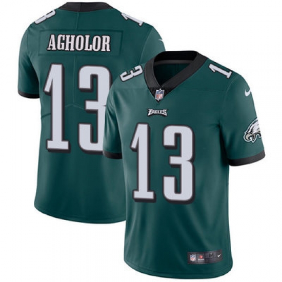 Nike Eagles #13 Nelson Agholor Midnight Green Team Color Youth Stitched NFL Vapor Untouchable Limited Jersey Nike Eagles #13 Nelson Agholor Midnight Green Team Color Youth Stitched NFL Vapor Untouchable Limited Jersey