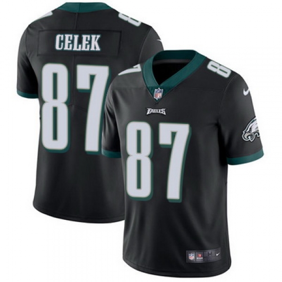 Nike Eagles #87 Brent Celek Black Alternate Youth Stitched NFL Vapor Untouchable Limited Jersey Nike Eagles #87 Brent Celek Black Alternate Youth Stitched NFL Vapor Untouchable Limited Jersey