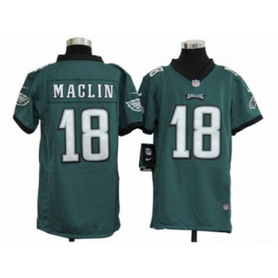Youth Nike NFL Philadelphia Eagles #18 Jeremy Maclin Green Jerseys Youth Nike NFL Philadelphia Eagles #18 Jeremy Maclin Green Jerseys