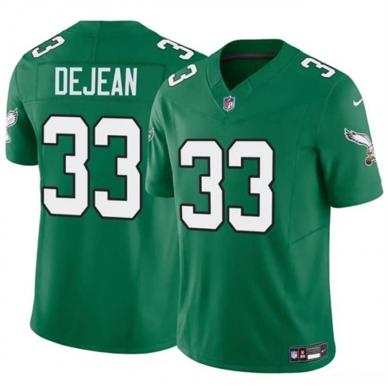 Youth Philadelphia Eagles 33 Cooper DeJean Green 2024 Draft F U S E Vapor Untouchable Throwback Limited Stitched Football Jersey Youth Philadelphia Eagles 33 Cooper DeJean Green 2024 Draft F U S E Vapor Untouchable Throwback Limited Stitched Football Jersey