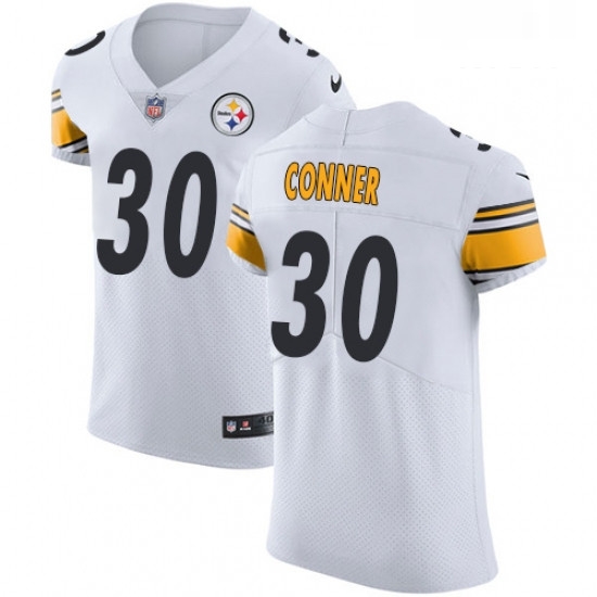 Mens Nike Pittsburgh Steelers 30 James Conner White Vapor Untouchable Elite Player NFL Jersey Mens Nike Pittsburgh Steelers 30 James Conner White Vapor Untouchable Elite Player NFL Jersey