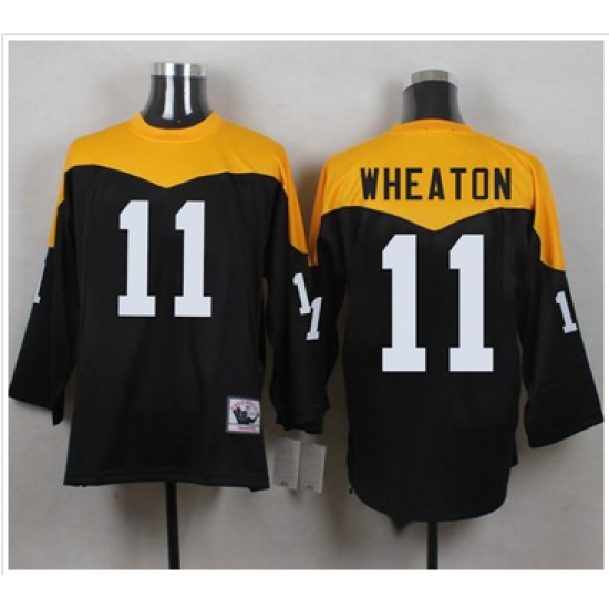 Mitchell And Ness 1967 Pittsburgh Steelers 11 Markus Wheaton Black Yelllow Throwback Men 27s Stitch Mitchell And Ness 1967 Pittsburgh Steelers 11 Markus Wheaton Black Yelllow Throwback Men 27s Stitch