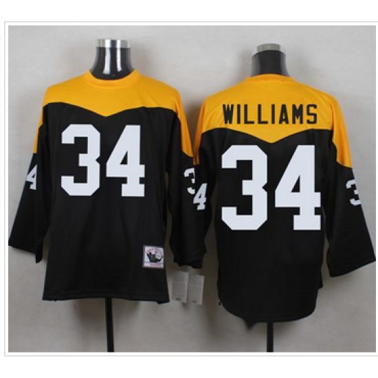 Mitchell And Ness 1967 Pittsburgh Steelers 34 DeAngelo Williams Black Yelllow Throwback Men 27s Sti Mitchell And Ness 1967 Pittsburgh Steelers 34 DeAngelo Williams Black Yelllow Throwback Men 27s Sti
