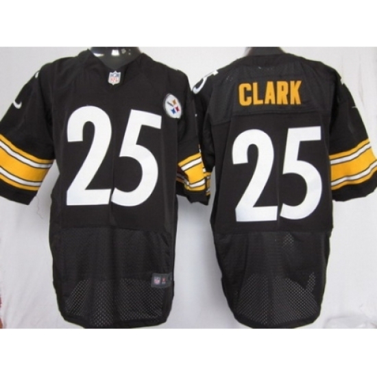 Nike Pittsburgh Steelers 25 Ryan Clark Black Elite Nike NFL Jersey Nike Pittsburgh Steelers 25 Ryan Clark Black Elite Nike NFL Jersey