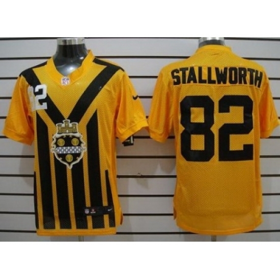Nike Pittsburgh Steelers 82 John Stallworth Yellow Elite 1933s Throwback NFL Jersey Nike Pittsburgh Steelers 82 John Stallworth Yellow Elite 1933s Throwback NFL Jersey