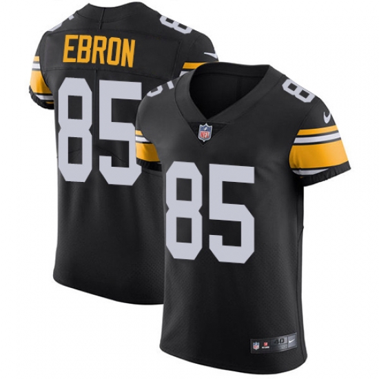Nike Pittsburgh Steelers 85 Eric Ebron Black Alternate Men Stitched NFL New Elite Jersey Nike Pittsburgh Steelers 85 Eric Ebron Black Alternate Men Stitched NFL New Elite Jersey
