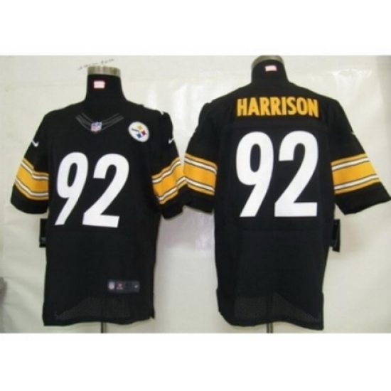 Nike Pittsburgh Steelers 92 James Harrison black Elite NFL Jersey Nike Pittsburgh Steelers 92 James Harrison black Elite NFL Jersey