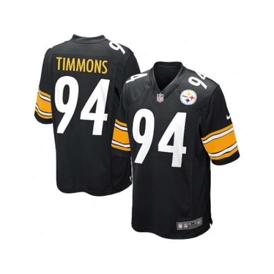 Nike Pittsburgh Steelers 94 Lawrence Timmons black Game NFL Jersey Nike Pittsburgh Steelers 94 Lawrence Timmons black Game NFL Jersey