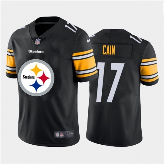 Nike Steelers 17 Deon Cain Black Team Big Logo Vapor Untouchable Limited Jersey Nike Steelers 17 Deon Cain Black Team Big Logo Vapor Untouchable Limited Jersey