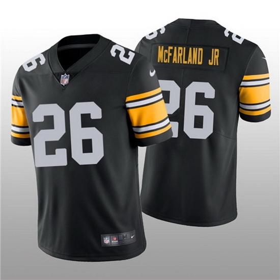 Nike Steelers 26 Anthony McFarland Jr Black Team Vapor Untouchable Limited Jersey Nike Steelers 26 Anthony McFarland Jr Black Team Vapor Untouchable Limited Jersey