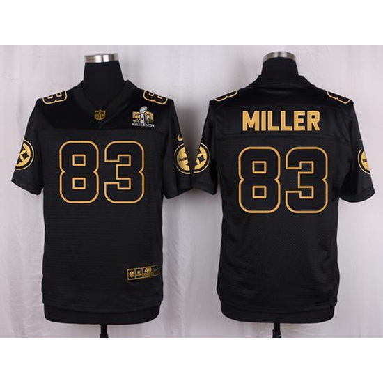 Nike Steelers #83 Heath Miller Black Mens Stitched NFL Elite Pro Line Gold Collection Jersey Nike Steelers #83 Heath Miller Black Mens Stitched NFL Elite Pro Line Gold Collection Jersey