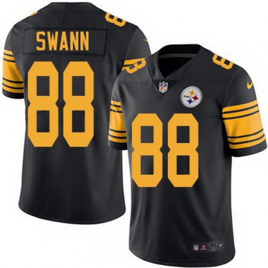 Nike Steelers #88 Lynn Swann Black Mens Stitched NFL Limited Rush Jersey Nike Steelers #88 Lynn Swann Black Mens Stitched NFL Limited Rush Jersey