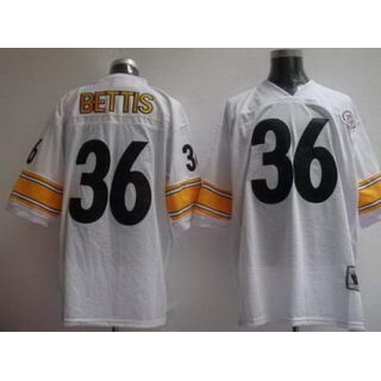 Pittsburgh Steelers 36 bettis white throwback jerseys Pittsburgh Steelers 36 bettis white throwback jerseys