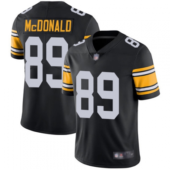 Steelers 89 Vance McDonald Black Alternate Men Stitched Football Vapor Untouchable Limited Jersey Steelers 89 Vance McDonald Black Alternate Men Stitched Football Vapor Untouchable Limited Jersey
