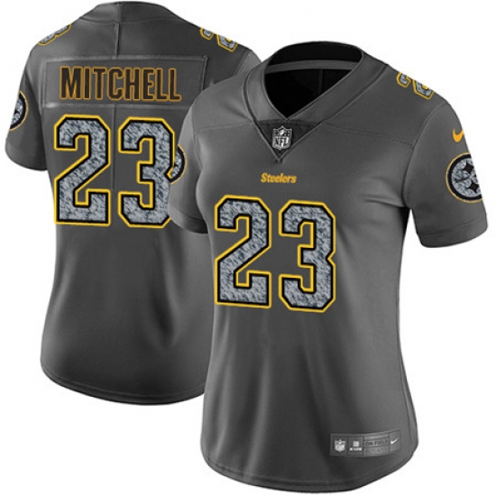 Nike Steelers #23 Mike Mitchell Gray Static Womens NFL Vapor Untouchable Game Jersey Nike Steelers #23 Mike Mitchell Gray Static Womens NFL Vapor Untouchable Game Jersey