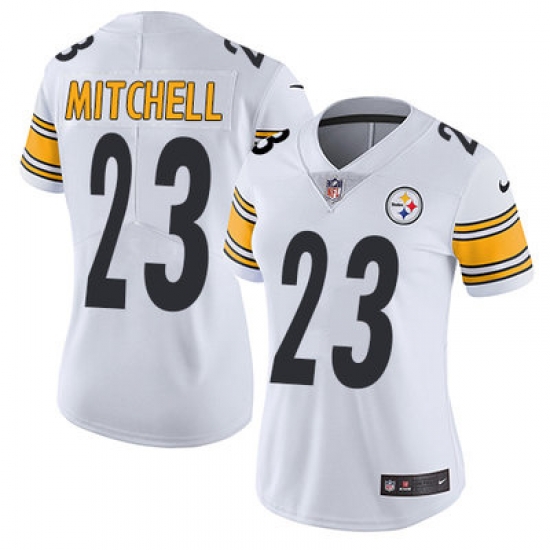 Nike Steelers #23 Mike Mitchell White Womens Stitched NFL Vapor Untouchable Limited Jersey Nike Steelers #23 Mike Mitchell White Womens Stitched NFL Vapor Untouchable Limited Jersey