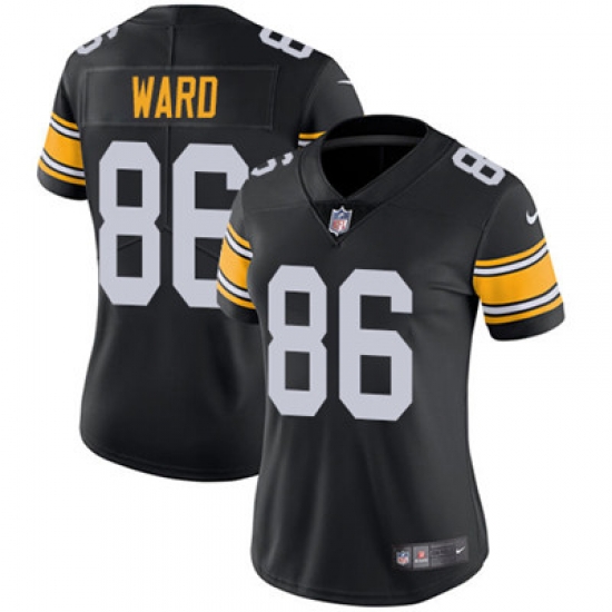 Nike Steelers #86 Hines Ward Black Alternate Womens Stitched NFL Vapor Untouchable Limited Jersey Nike Steelers #86 Hines Ward Black Alternate Womens Stitched NFL Vapor Untouchable Limited Jersey