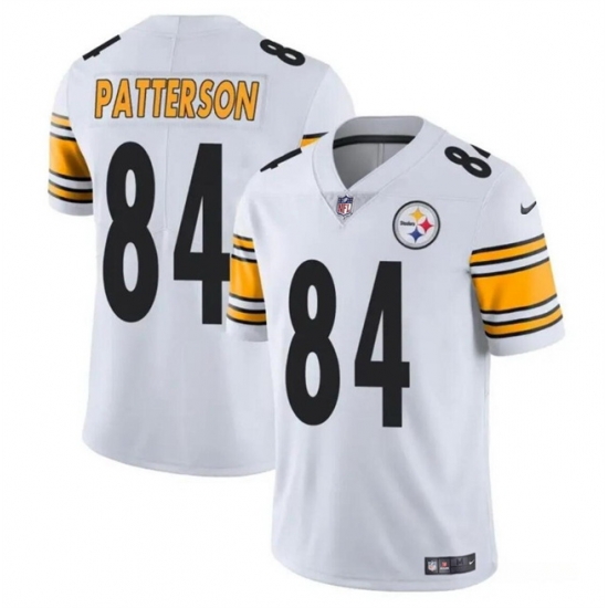 Women Pittsburgh Steelers 84 Cordarrelle Patterson White Vapor Stitched Football Jersey Women Pittsburgh Steelers 84 Cordarrelle Patterson White Vapor Stitched Football Jersey