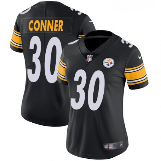Womens Nike Pittsburgh Steelers 30 James Conner Black Team Color Vapor Untouchable Limited Player NFL Jersey Womens Nike Pittsburgh Steelers 30 James Conner Black Team Color Vapor Untouchable Limited Player NFL Jersey
