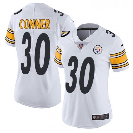 Womens Nike Pittsburgh Steelers 30 James Conner White Vapor Untouchable Limited Player NFL Jersey Womens Nike Pittsburgh Steelers 30 James Conner White Vapor Untouchable Limited Player NFL Jersey