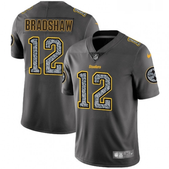 Youth Nike Pittsburgh Steelers 12 Terry Bradshaw Gray Static Vapor Untouchable Limited NFL Jersey Youth Nike Pittsburgh Steelers 12 Terry Bradshaw Gray Static Vapor Untouchable Limited NFL Jersey