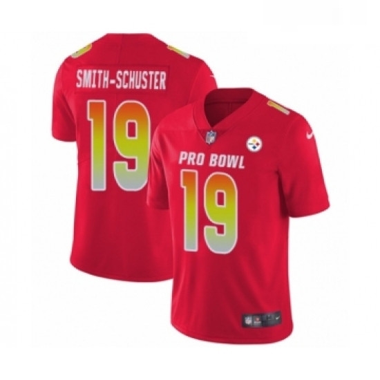Youth Nike Pittsburgh Steelers 19 JuJu Smith Schuster Limited Red AFC 2019 Pro Bowl NFL Jersey Youth Nike Pittsburgh Steelers 19 JuJu Smith Schuster Limited Red AFC 2019 Pro Bowl NFL Jersey