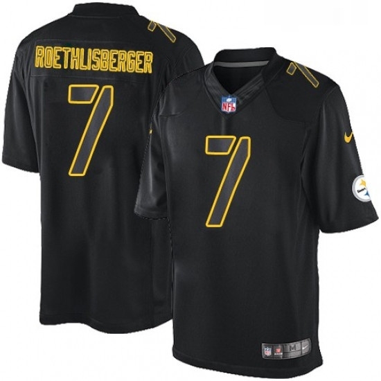 Youth Nike Pittsburgh Steelers 7 Ben Roethlisberger Limited Black Impact NFL Jersey Youth Nike Pittsburgh Steelers 7 Ben Roethlisberger Limited Black Impact NFL Jersey