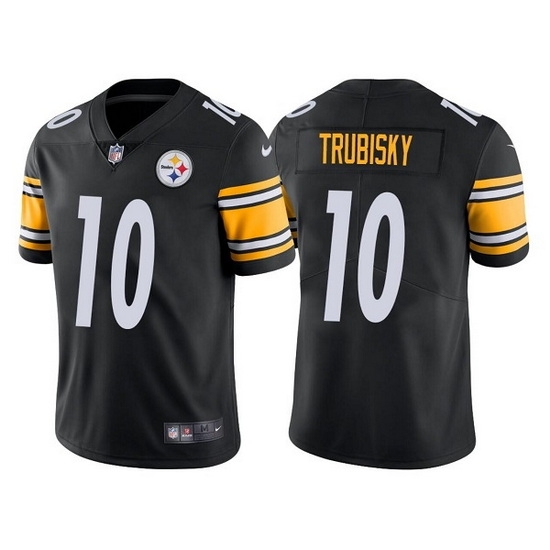 Youth Pittsburgh Steelers 10 Mitchell Trubisk Black Vapor Untouchable Limited Stitched Jersey Youth Pittsburgh Steelers 10 Mitchell Trubisk Black Vapor Untouchable Limited Stitched Jersey