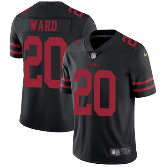 Nike 49ers #20 Jimmie Ward Black Alternate Mens Stitched NFL Vapor Untouchable Limited Jersey Nike 49ers #20 Jimmie Ward Black Alternate Mens Stitched NFL Vapor Untouchable Limited Jersey